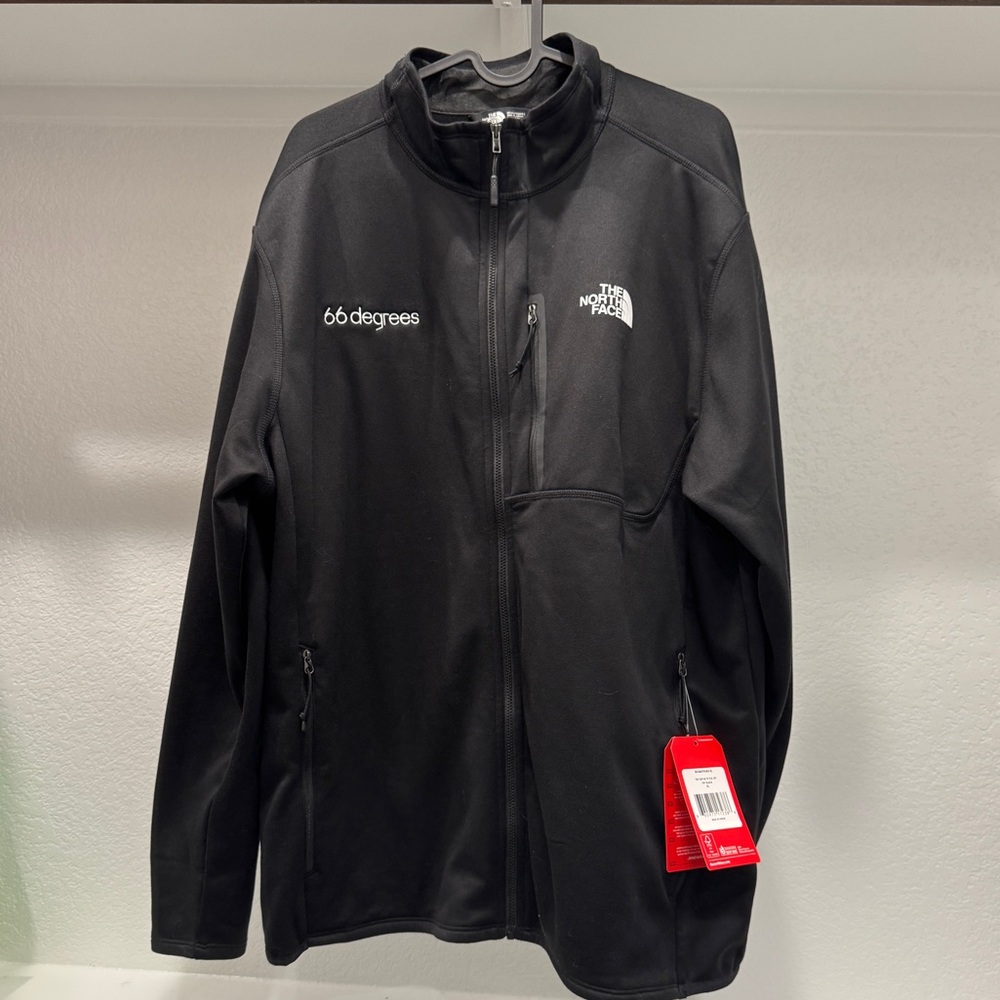 NWT: The North Face Black Lightweight Full-Zip Shirt Jacket